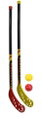 Bandito Funhockey (Floorball) Schläger-Set (2x Schläger, 2x Bälle)