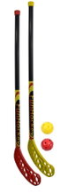 Bandito Funhockey (Floorball) Stick Set (2x sticks, 2x balls)