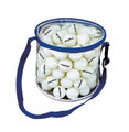 Bandito Tischtennisballe Box (inkl. Tragetasche) - weiss - 100 Bälle