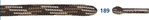 Barth sznurowadła Bergsport półokrągłe ciemnobrązowe/jasnobrązowe/białe 120cm