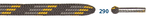 Barth Schnürsenkel Bergsport halbrund gelb/grau 150cm
