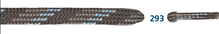 Barth Schnürsenkel Bergsport halbrund beige/hellblau/grau 120cm