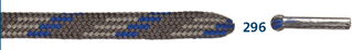 Barth Shoelaces Mountain Sports half-round dark blue/grey 150cm
