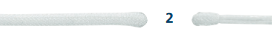 Barth Shoelaces Classic Thin Round White 120cm