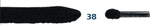 Barth Schnürsenkel Klassik flach schwarz 150cm