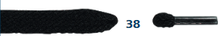 Barth Flat Classic Black Shoelaces 120cm