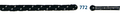 Barth Schnürsenkel Magic MTH rund schwarz/grau 120cm