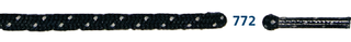 Barth Schnürsenkel Magic MTH rund schwarz/grau 120cm