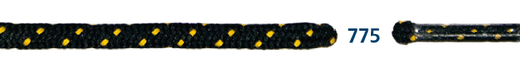 Barth sznurówki Magic MTH okrągłe czarne/żółte 120cm