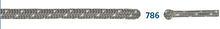 Barth Shoelaces Magic MTH round light grey/white 120cm