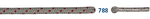 Barth Shoelaces Magic MTH round light grey/red 90cm