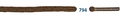 Barth sznurowadła Magic MTH okrągłe brązowo/bordowe 120cm