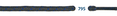 Barth Schnürsenkel Magic MTH rund dunkelgrau/blau 120cm