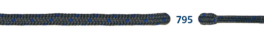 Barth Schnürsenkel Magic MTH rund dunkelgrau/blau 120cm