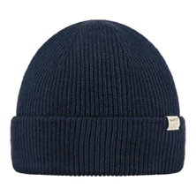Bart's Beanie Stonel (Fine knit hat with merino wool) navy blue - 1 piece