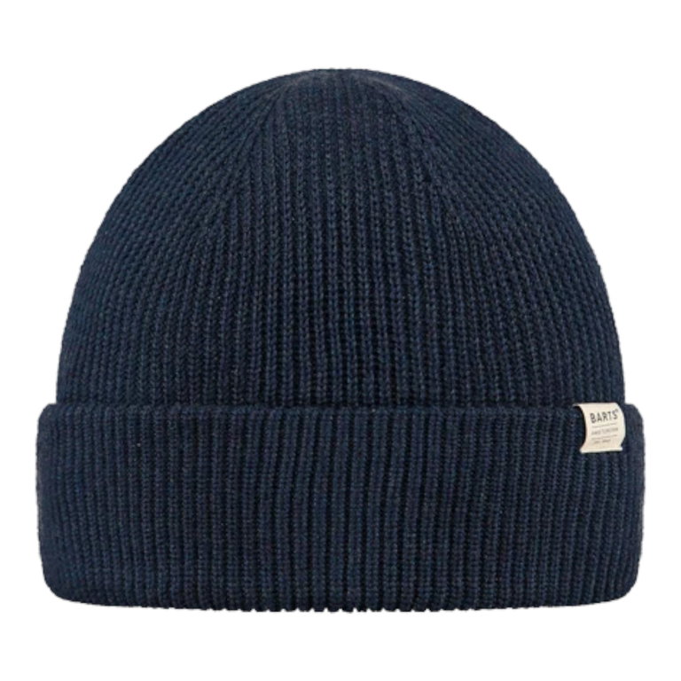 Barts Mütze (Beanie) Stonel (Feinstrickmütze mit Merinowolle) navyblau - 1 Stück