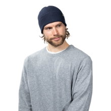 Barts Mütze (Beanie) Stonel (Feinstrickmütze mit Merinowolle) navyblau - 1 Stück