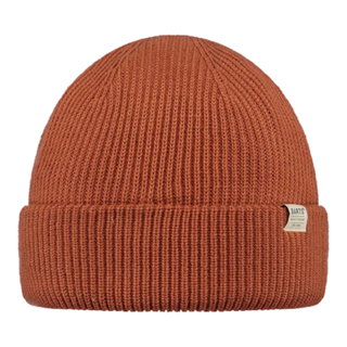 Barts Mütze (Beanie) Stonel (Feinstrickmütze mit Merinowolle) rostrot - 1 Stück