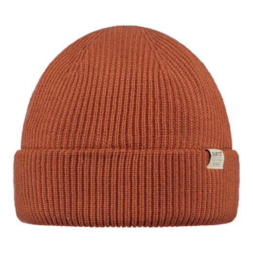 Barts Mütze (Beanie) Stonel (Feinstrickmütze mit Merinowolle) rostrot - 1 Stück