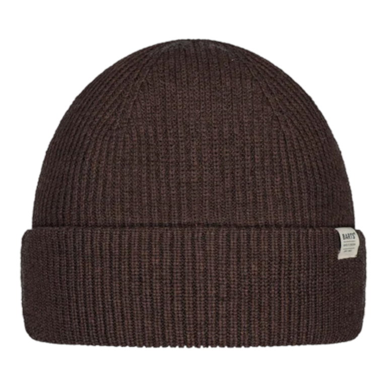 Barts Mütze (Beanie) Stonel (Feinstrickmütze mit Merinowolle) dunkelbraun - 1 Stück