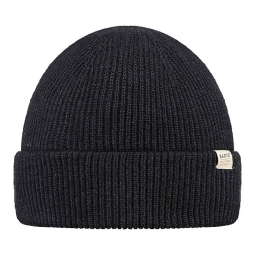 Barts Mütze (Beanie) Stonel (Feinstrickmütze mit Merinowolle) charcoalgrau - 1 Stück