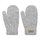 Barts Handschuhe Fäustlinge Witzia Mitts (super weich und dehnbar) grau - 1 Stück