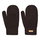 Barts Handschuhe Fäustlinge Witzia Mitts (super weich und dehnbar) dunkelbraun - 1 Stück