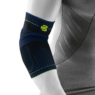Bauerfeind Elbow Brace Sports Elbow Support (light, comfortable) black/blue - 1 piece