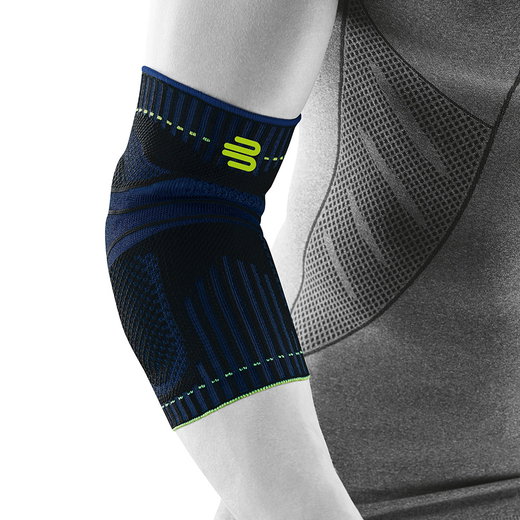 Bauerfeind Elbow Brace Sports Elbow Support (light, comfortable) black/blue - 1 piece