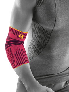 Bauerfeind Ellenbogenbandage Sports Elbow Support (leicht, komfortabel) pink - 1 Stück
