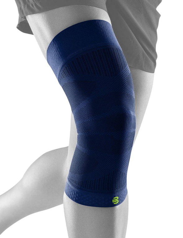 Bauerfeind Kniebandage Sports Compression Knee Support (Moderate Kompression) navyblau - 1 Stück