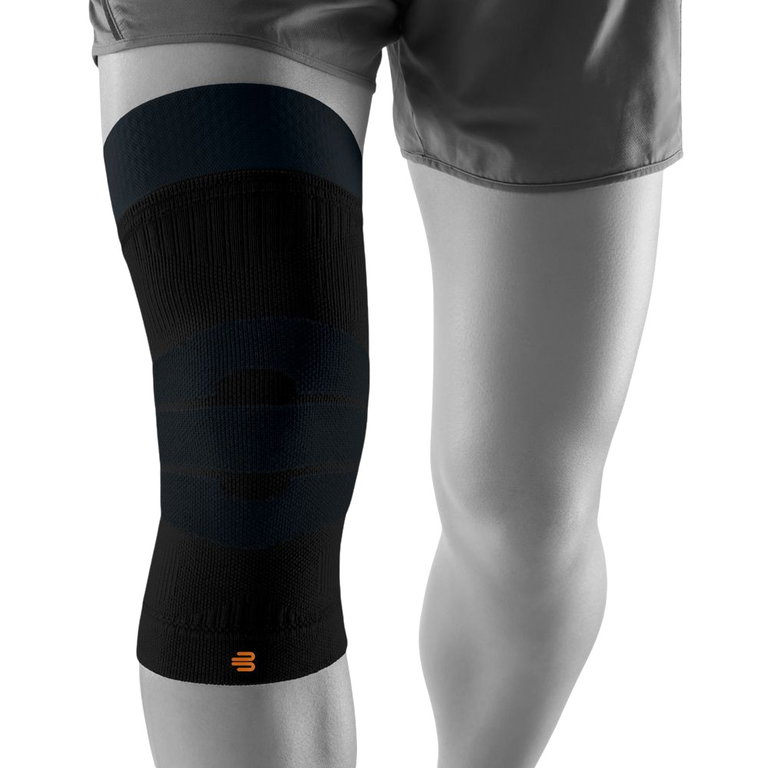 Bauerfeind Kniebandage Outdoor Compression Knee Support (Moderate Kompression) schwarz - 1 Stück