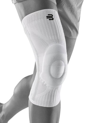 Bauerfeind Kniebandage (leichte Kompression, schützt vor Überlastung) weiss - 1 Stück