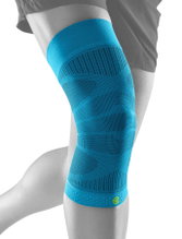 Bauerfeind Knee Brace Sports Compression Knee Support (Moderate Compression) river blue - 1 piece