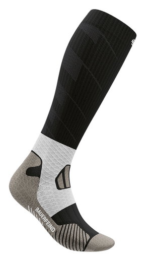 Bauerfeind Kompressionssocke Trail Run Compression (erhöhtes Stabilitätsgefühl) schwarz Herren - 1 Paar