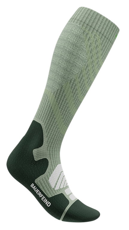 Bauerfeind Compression Sock Outdoor Merino Compression (targeted compression) green ladies - 1 pair