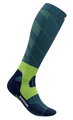 Bauerfeind Kompressionssocke Trail Run Compression (erhöhtes Stabilitätsgefühl) tealblau Damen - 1 Paar