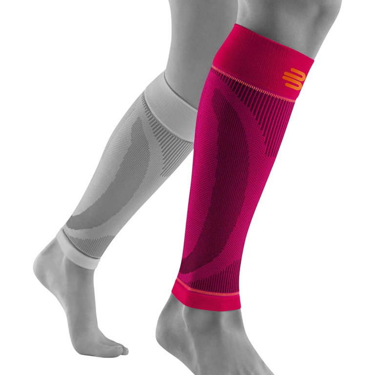 Bauerfeind Sports Waden Kompressionsstulpen Compression Lower Leg Sleeves Extra Long pink - 2 Stück