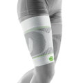 Bauerfeind Sports Thigh Support Compression Sleeves Upper Leg Long - white - 2 pieces