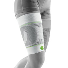 Bauerfeind Sports Oberschenkelbandage Compression Sleeves Upper Leg Long - weiss - 2 Stück