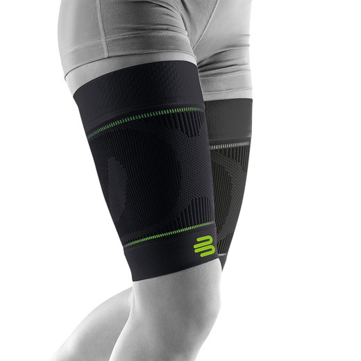 Bauerfeind Sports Oberschenkelbandage Compression Sleeves Upper Leg Long - schwarz - 2 Stück