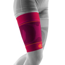 Bauerfeind Sports Oberschenkelbandage Compression Sleeves Upper Leg Short - pink - 2 Stück