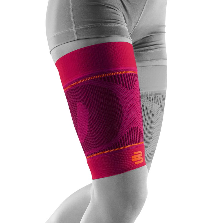 Bauerfeind Sports Oberschenkelbandage Compression Sleeves Upper Leg Short - pink - 2 Stück