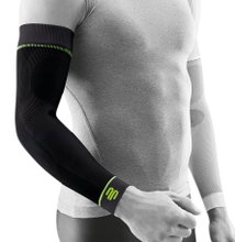 Bauerfeind Sports Compression Arm Sleeves Short (light, comfortable) black - 2 pieces