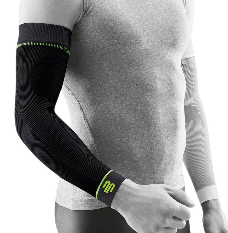 Bauerfeind Armbandage Sports Compression Arm Sleeves X-Long (leicht, komfortabel) schwarz - 2 Stück