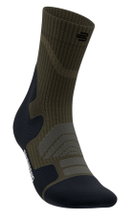 Bauerfeind Sportsocke Outdoor Merino Mid Cut (Kompressionssocke) dunklegrün Herren - 1 Paar