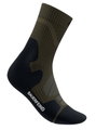 Bauerfeind Sportsocke Outdoor Merino Mid Cut (Kompressionssocke) dunklegrün Herren - 1 Paar
