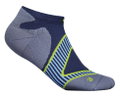 Bauerfeind Sportsocke Run Performance Low Cut (Kompressionssocke) blau Herren - 1 Paar