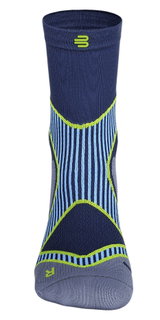 Bauerfeind Sportsock Run Performance Mid Cut (Compression Sock) blue Men's - 1 Pair