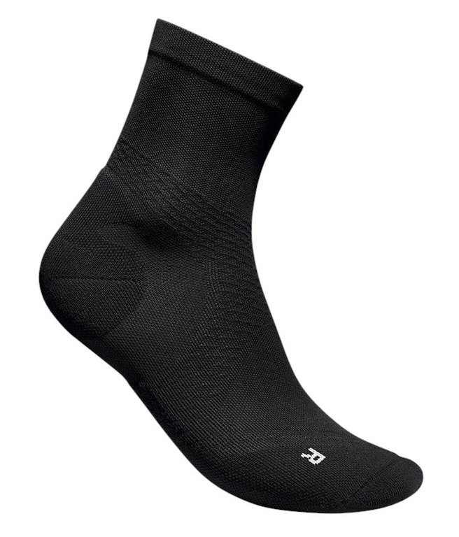 Bauerfeind Sportsocke Run Ultralight Mid Cut (Kompressionssocke) schwarz Herren - 1 Paar